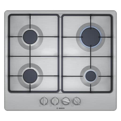 BOSCH 600mm Stainless Steel 4 Burner PGP6B5B62Z