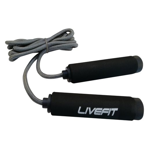 LiveFit 9ft PVC Jump Rope Foam Handles