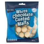 PnP White Chocolate Coated Malt 180g