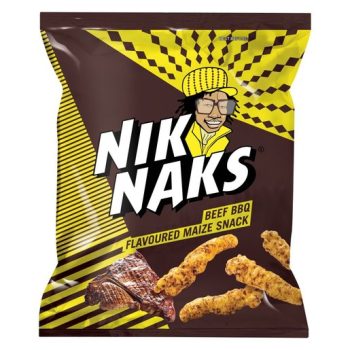 Simba NikNaks Beef Bbq Flavoured Maize Snack 135g